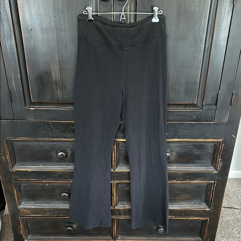 J. Crew Black Boot Cut Yoga Pants
